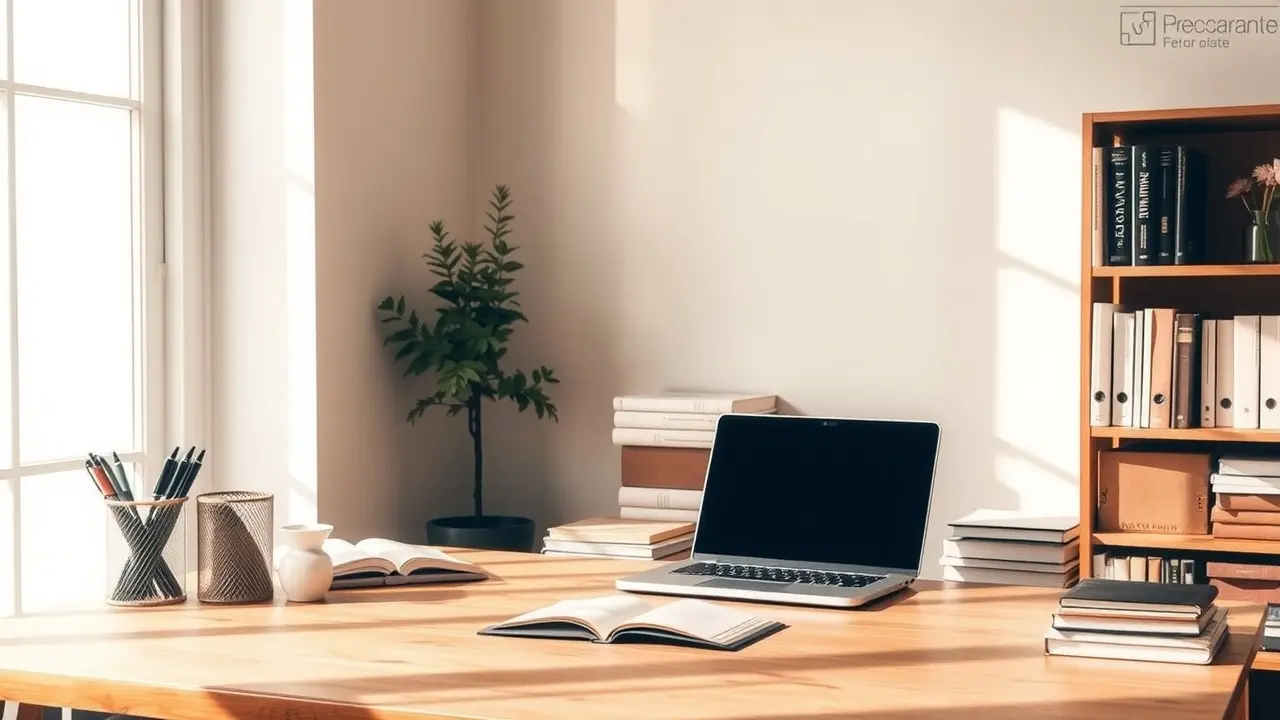 Sonhar com Ordem: Descubra o Significado e Suas Implicações Escritório organizado representando ordem e foco