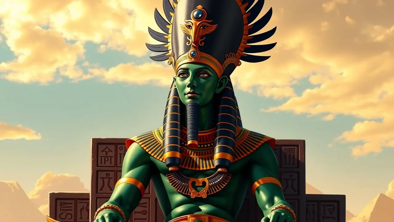 Osíris, deus egípcio da vida após a morte