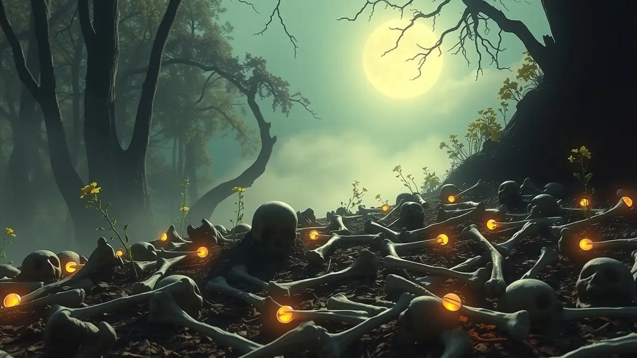 Significado de Sonhar com Ossos: Interpretações e Simbolismos Sonho com ossos em noite mística