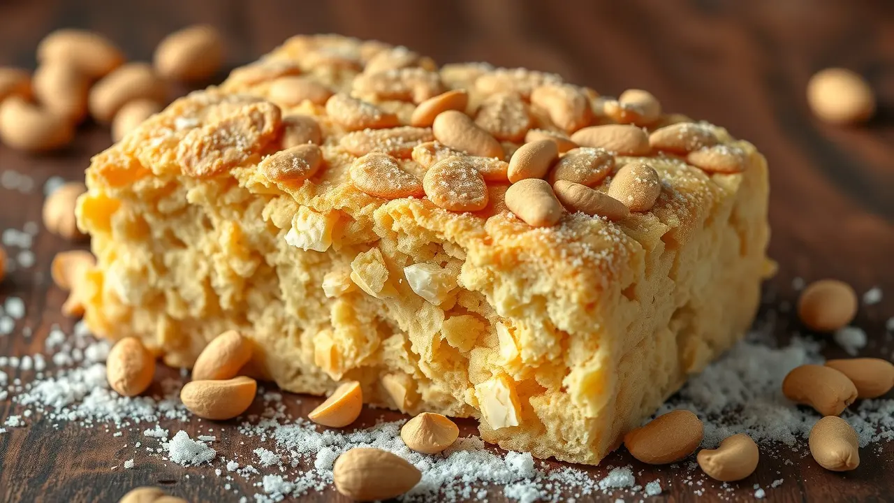 Paçoca brasileira tradicional