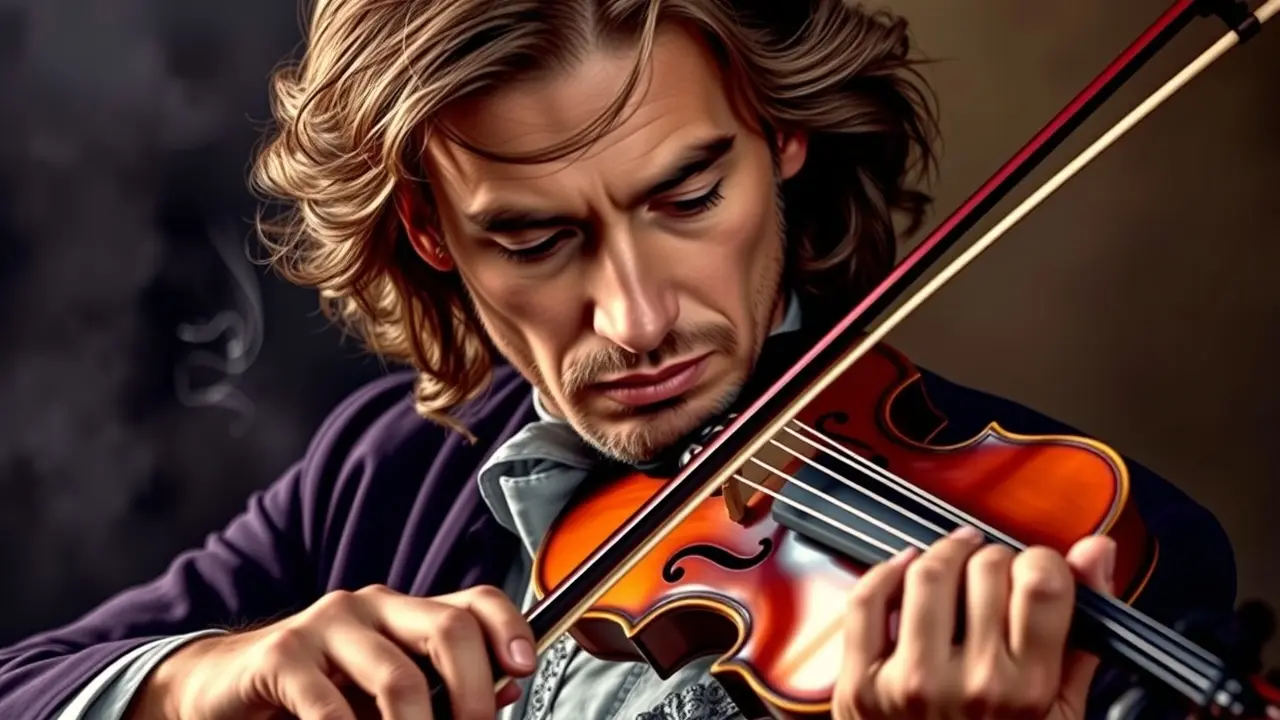 Sonhar com Paganini: Desvende os Mistérios e Significados Paganini tocando violino em sonho