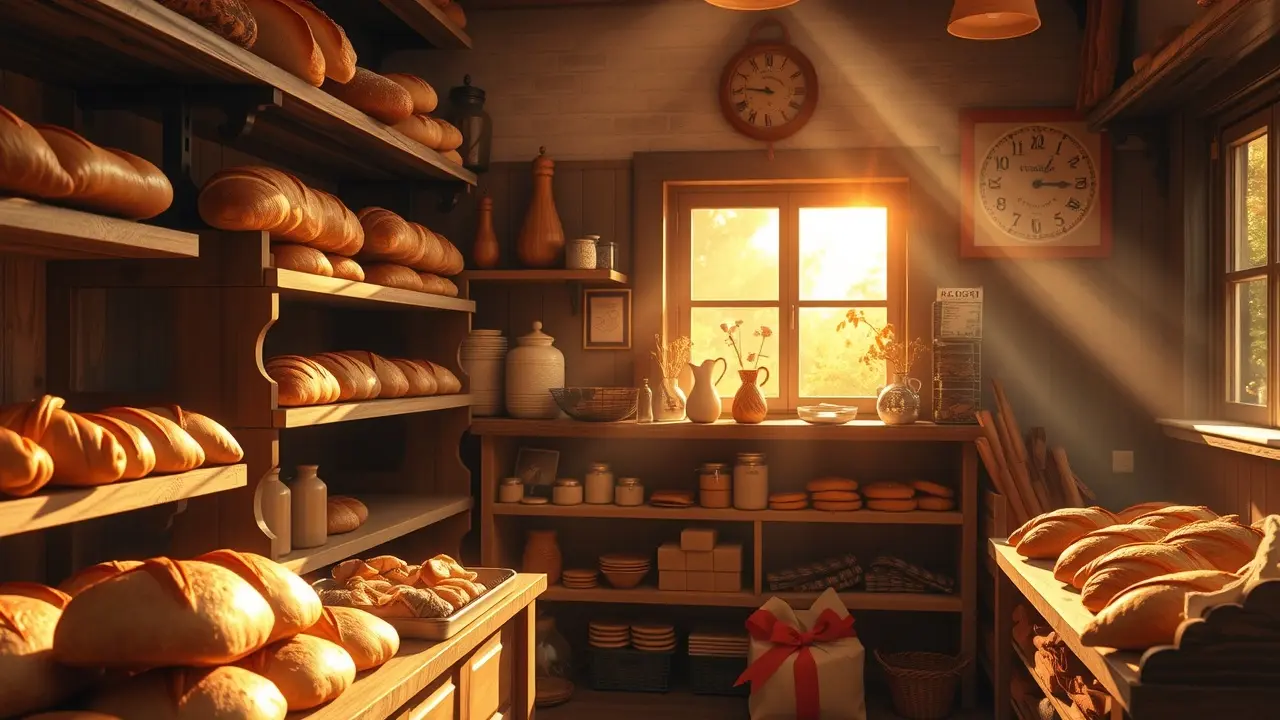 Significado de Sonhar com Panificação: Uma Análise Detalhada Pães e doces frescos em padaria rústica