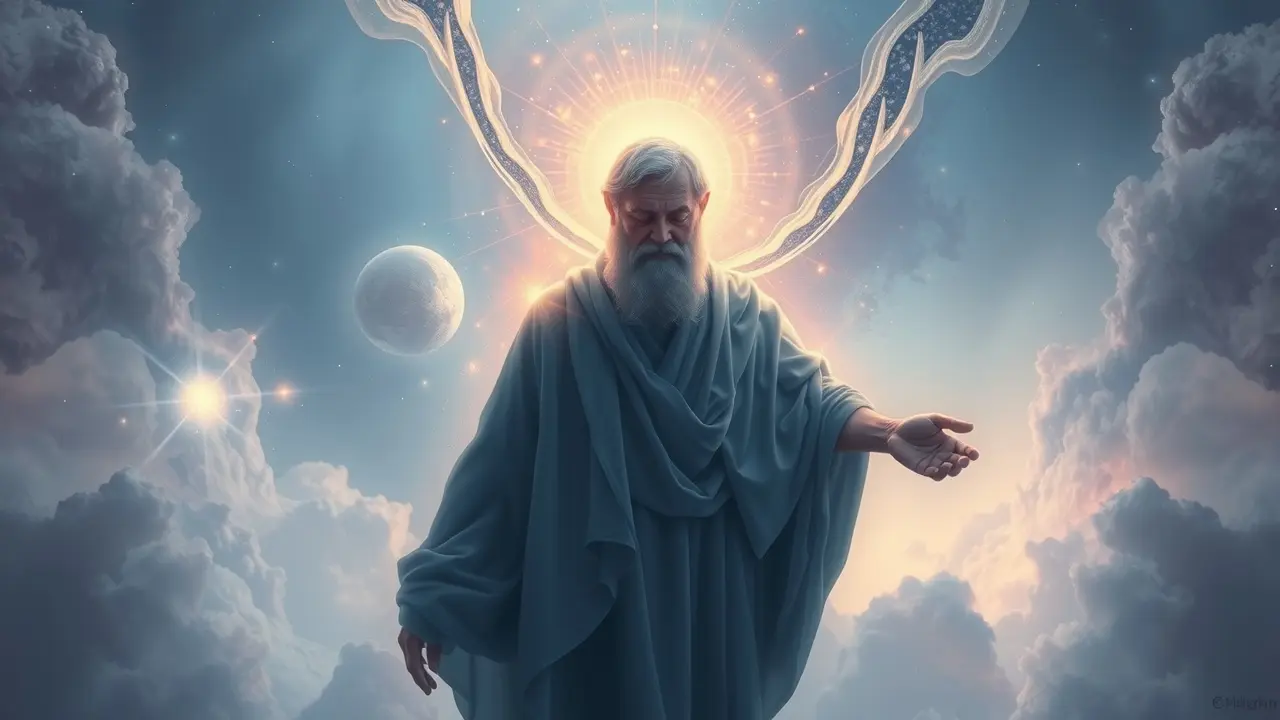 Sonhar com Parmênides: Desvende os Mistérios da Filosofia em Seus Sonhos Sonho com Parmênides simbolizando sabedoria e reflexão