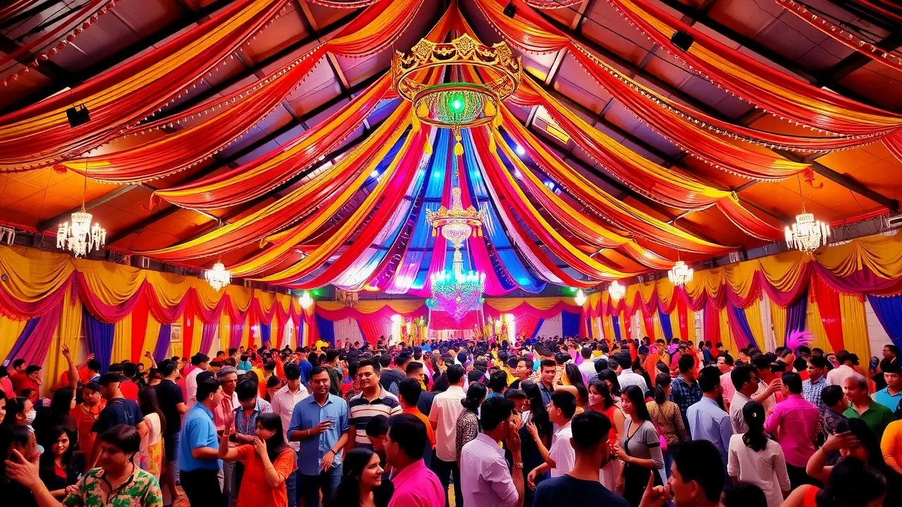 Sonhar com Pavilhão: Descubra o Significado e as Interpretações! Pavilhão festivo em sonho