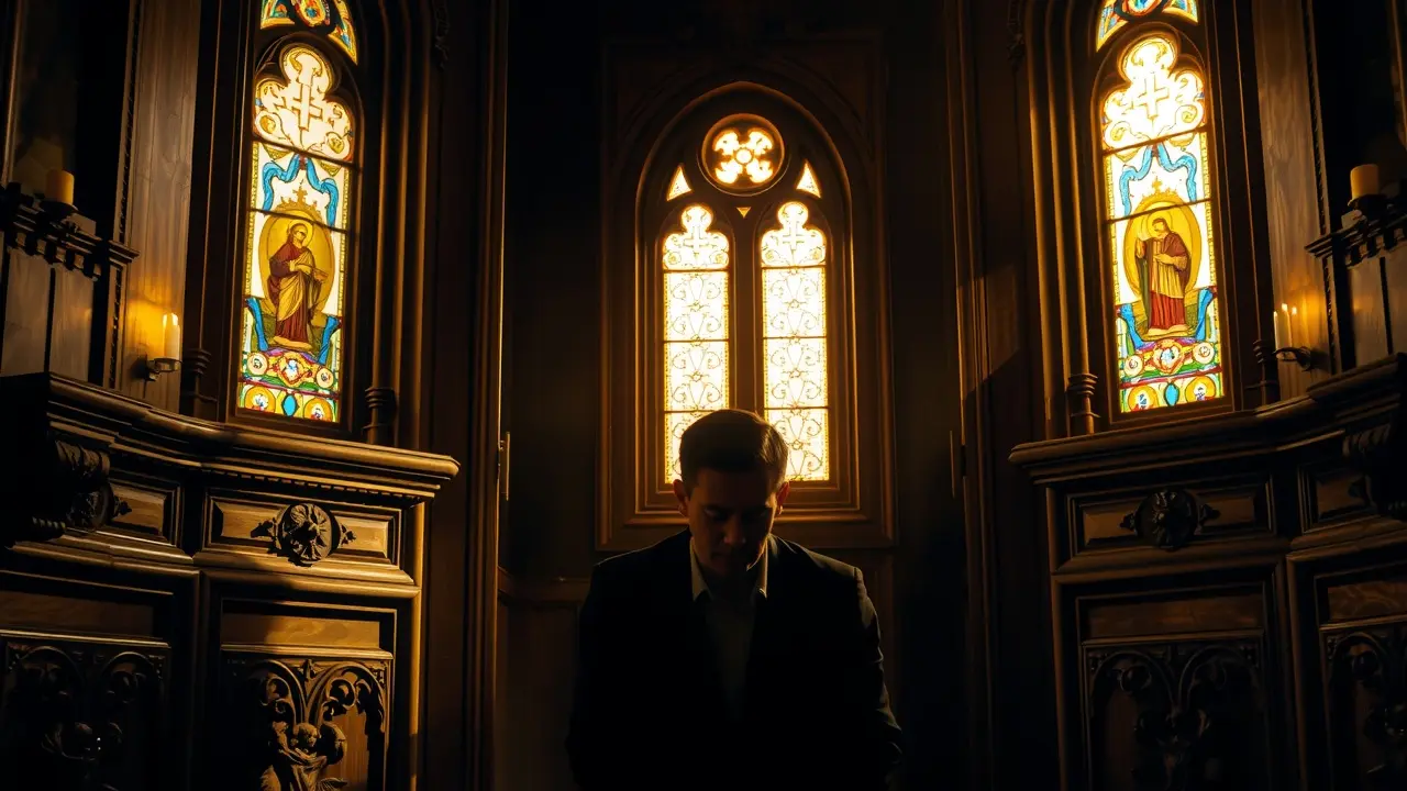 Sonhar com Penitência: Descubra o Significado Oculto Pessoa se confessando em um confessionário