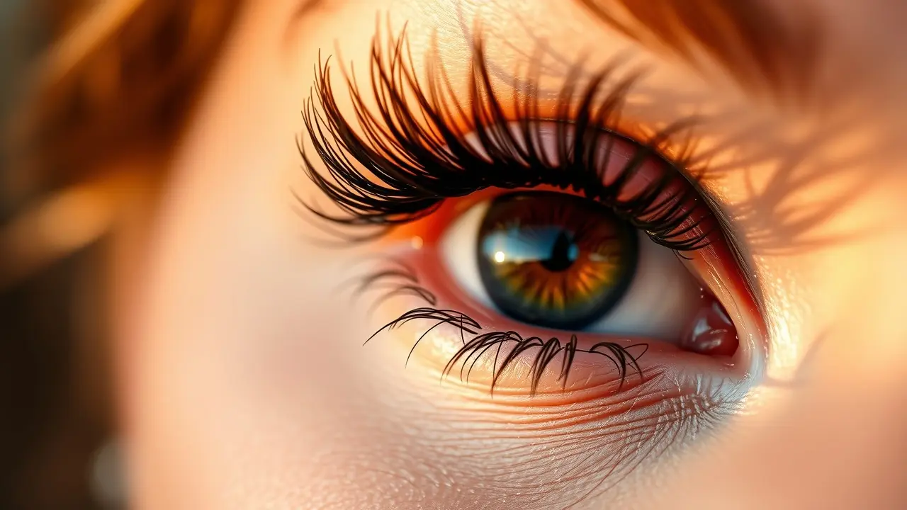 Significado de Sonhar com Pestana: Descubra as Mensagens Ocultas Olho com cílios longos e grossos