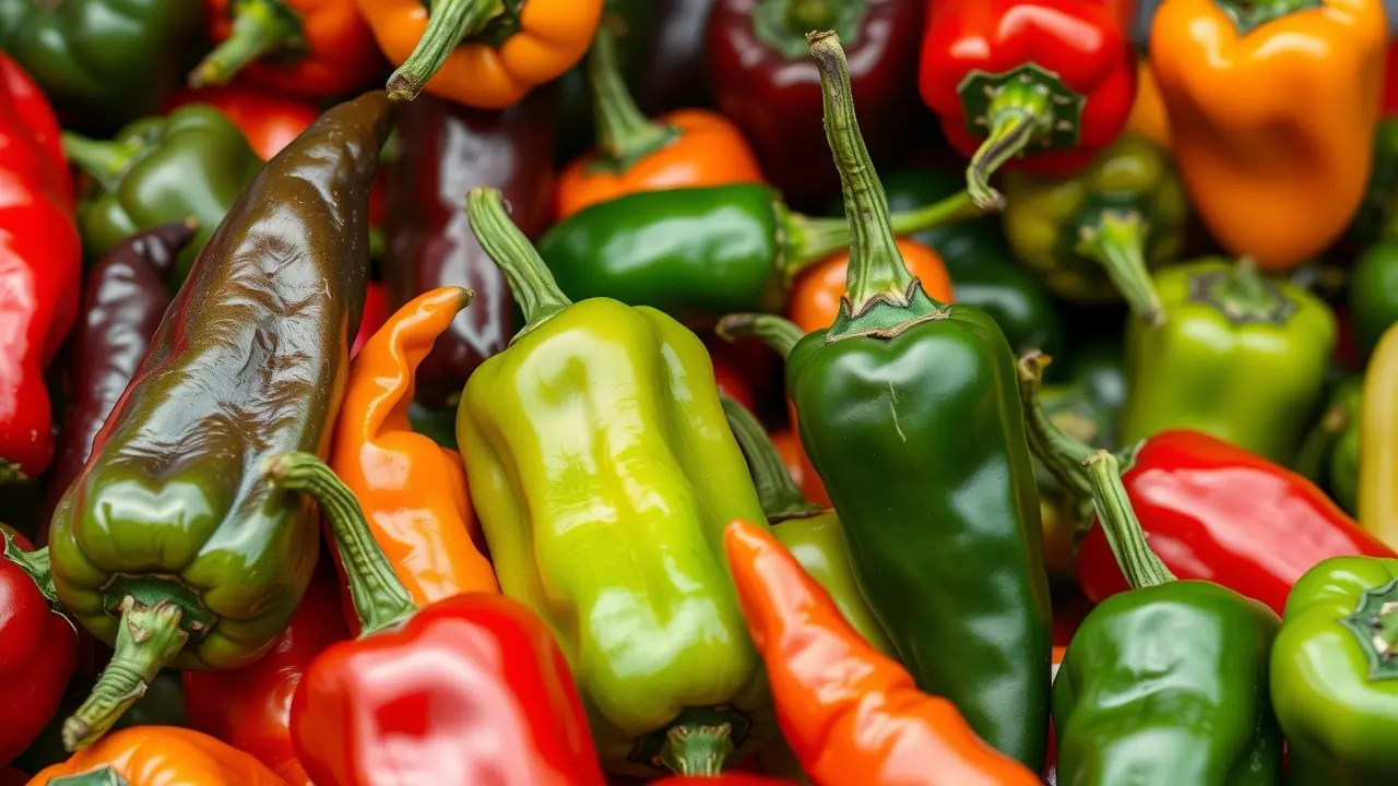 Sonhar com Pimenta: Descubra os Significados Ocultos e Simbolismos! Variedade de pimentas coloridas