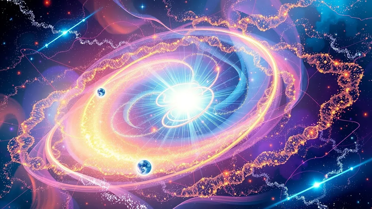 Sonhar com Pleroma: Desvende os Significados e Simbolismos Representação onírica do Pleroma: luzes e cores.