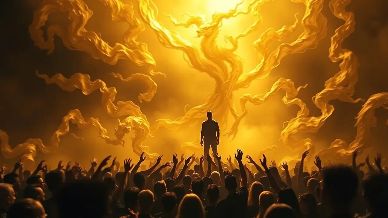 Representação abstrata do poder em sonho