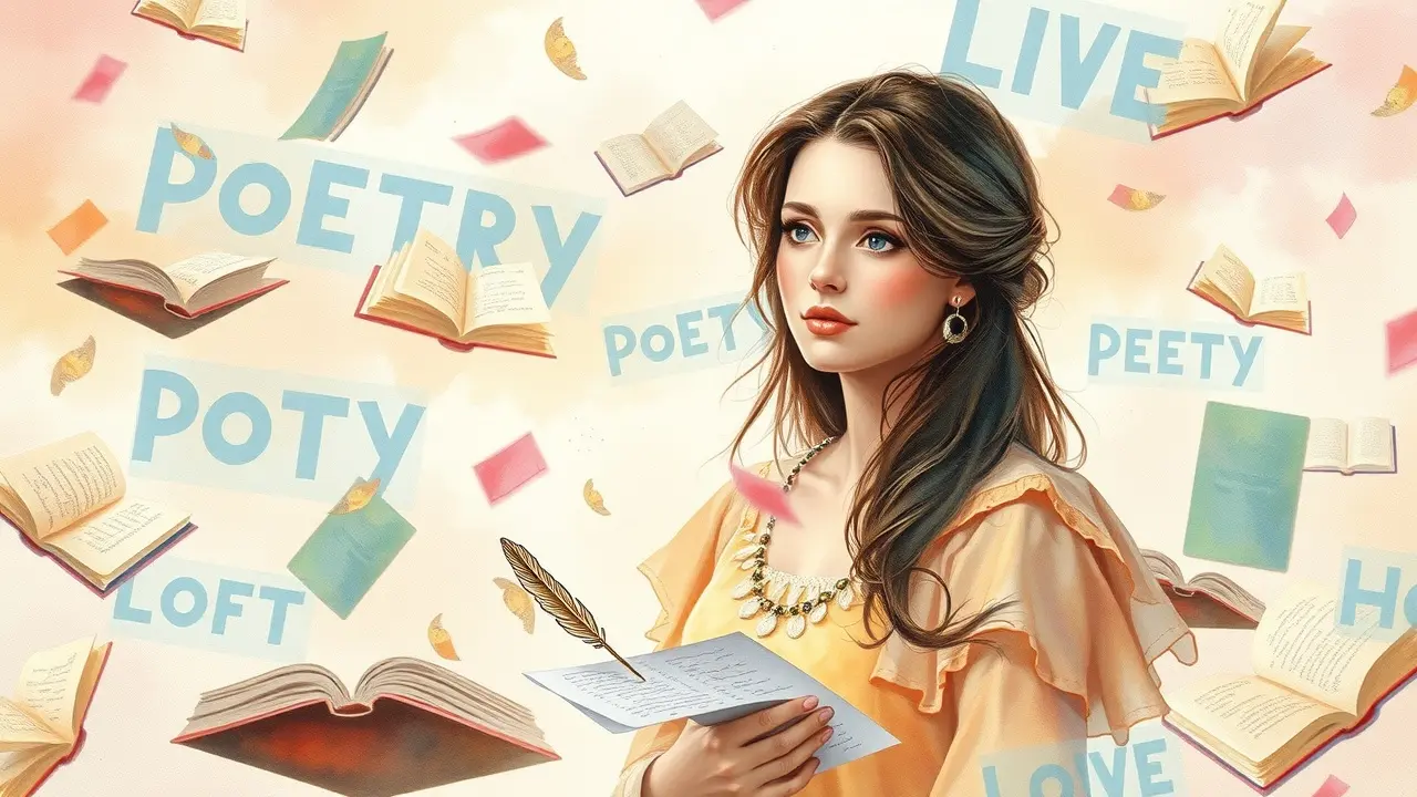 Sonhar com Poesia: Desvende os Significados Ocultos e Sua Inspiração Mulher inspirada escrevendo poesia em sonho.