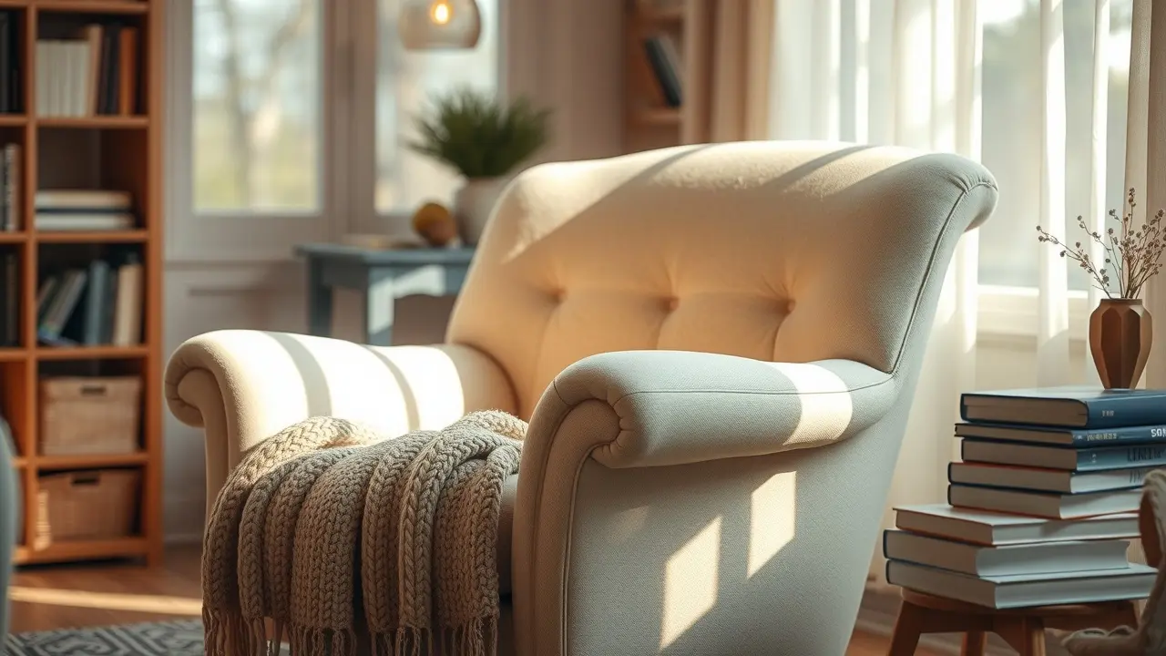 Sonhar com Poltrona: Descubra os Significados e Simbolismos Ocultos Poltrona aconchegante em sala de estar iluminada