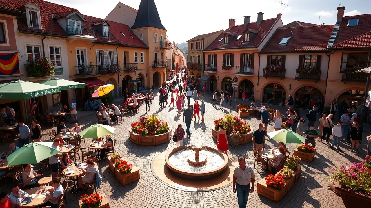 Sonhar com Praça: Descubra os Significados e Interpretações! Sonho com praça ensolarada e vibrante