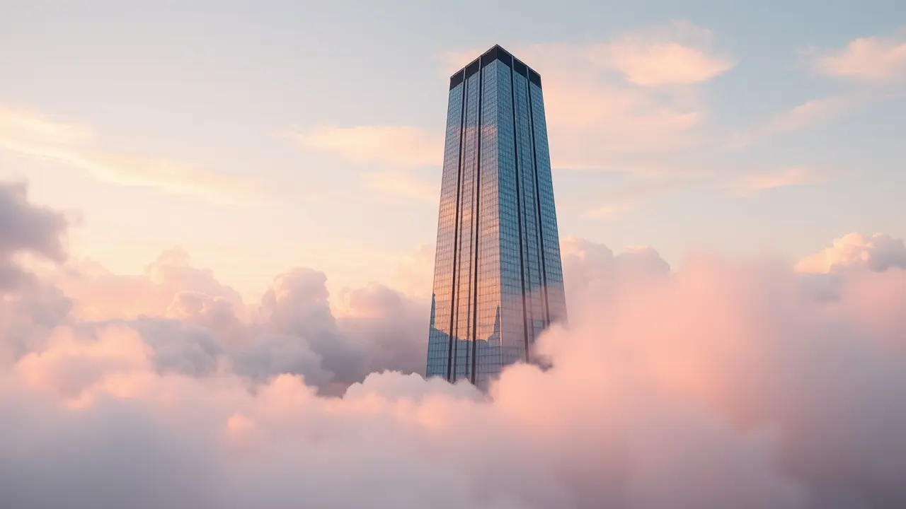 Prédio alto em sonho