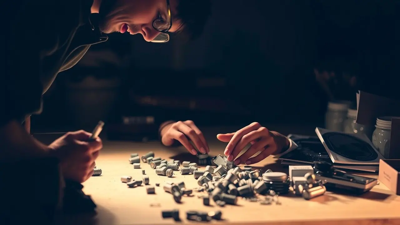 Sonhar com Preparação: Descubra o Significado e as Mensagens Ocultas Pessoa organizando itens em uma mesa.