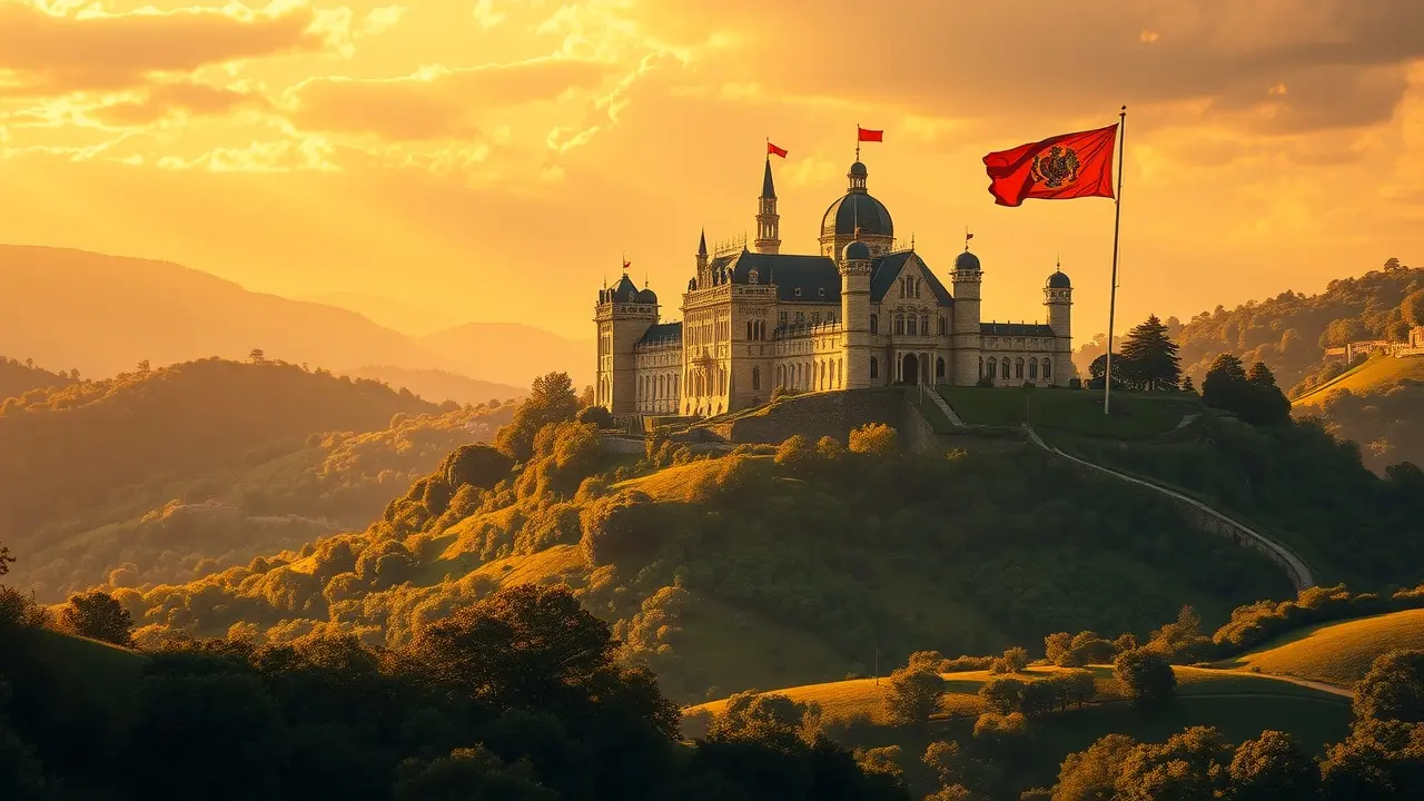 Sonhar com Principado: Descubra o Significado e as Interpretações Principado dourado ao amanhecer.