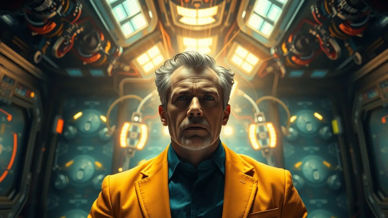 Professor Xavier usando seus poderes telepáticos