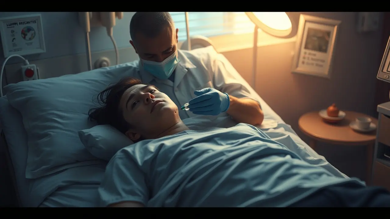 Sonhar com Punção: Descubra o Significado e as Interpretações! Sonho com punção: médico realizando procedimento