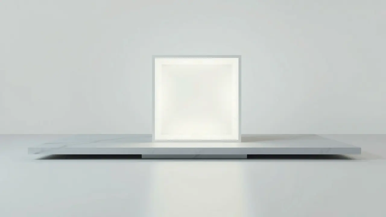 Sonhar com Quadrado: Descubra o Significado e as Interpretações! Um quadrado perfeito sobre uma superfície plana.