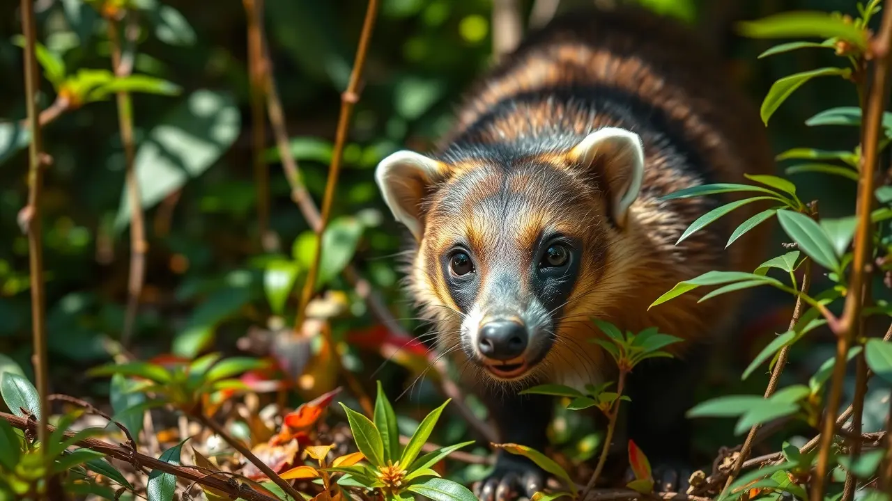 Sonhar com Quati: Descubra o Significado e as Interpretações! Quati explorando a natureza.