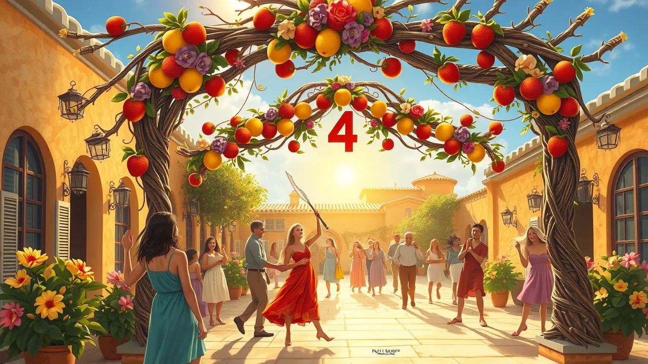 Sonho com Quatro de Paus: celebração e harmonia