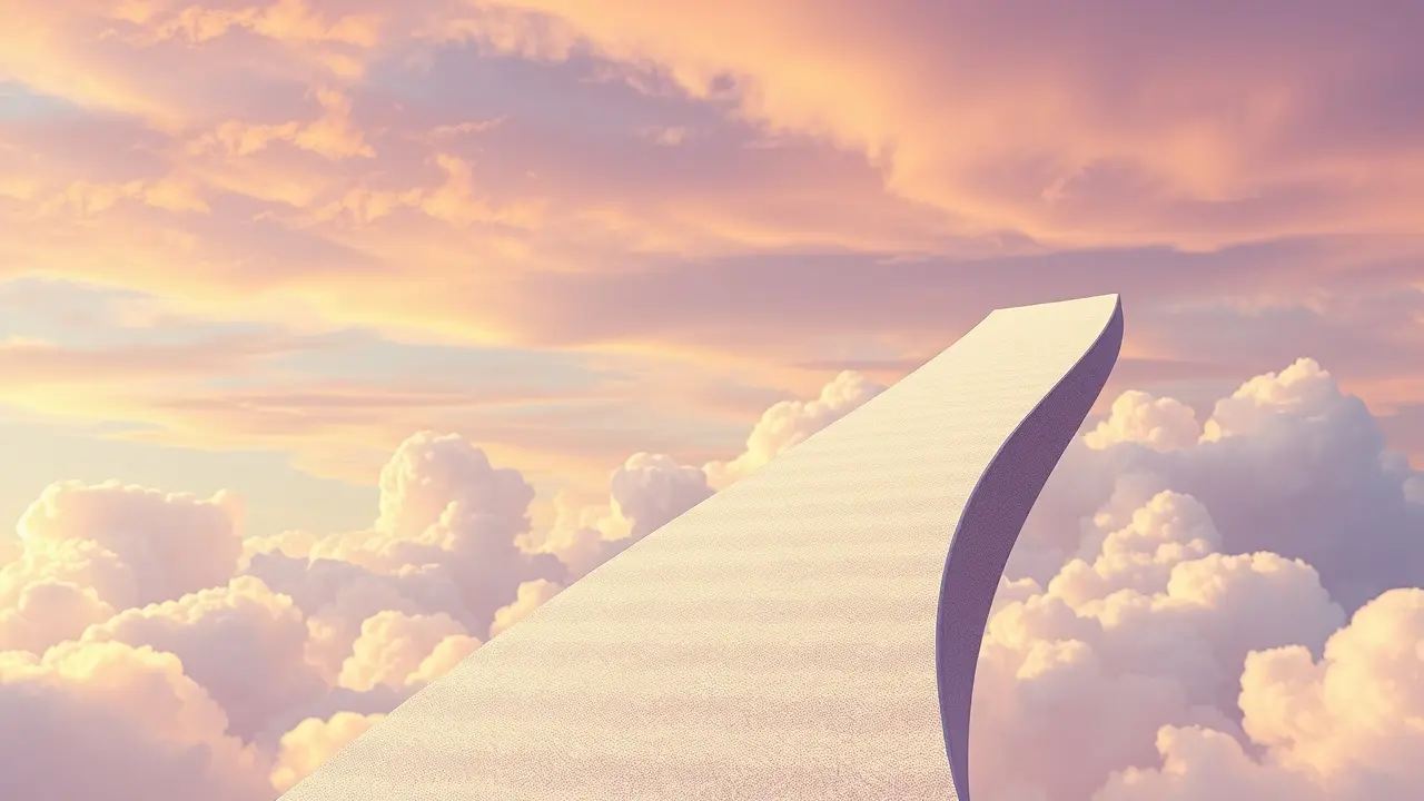 Rampa onírica representando desafios e superação