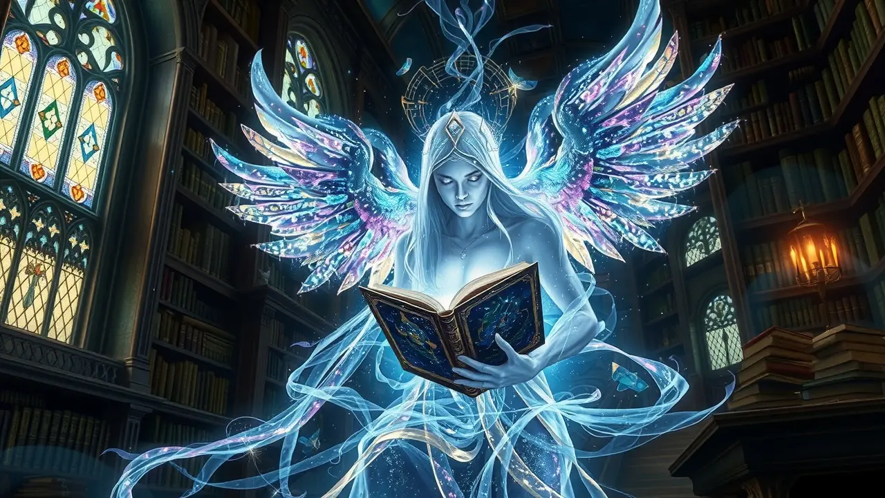 Raziel, o Arcanjo dos Segredos, em um sonho