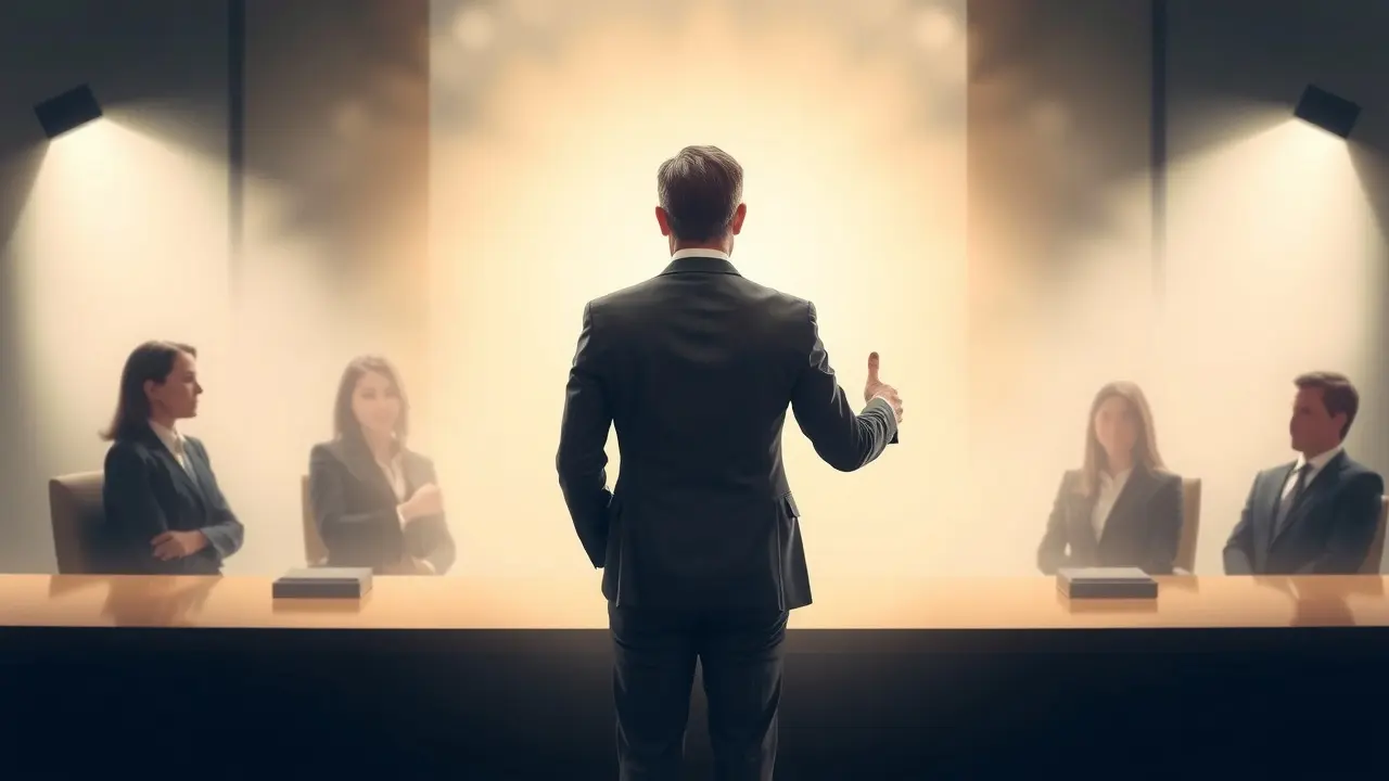 Homem recebendo recomendação positiva em sonho