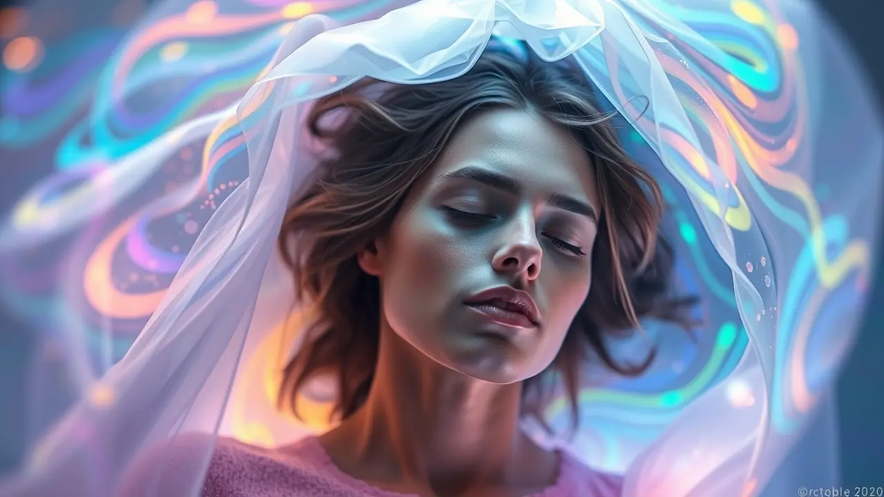 Pessoa emergindo de casulo de luz, simbolizando regeneração.