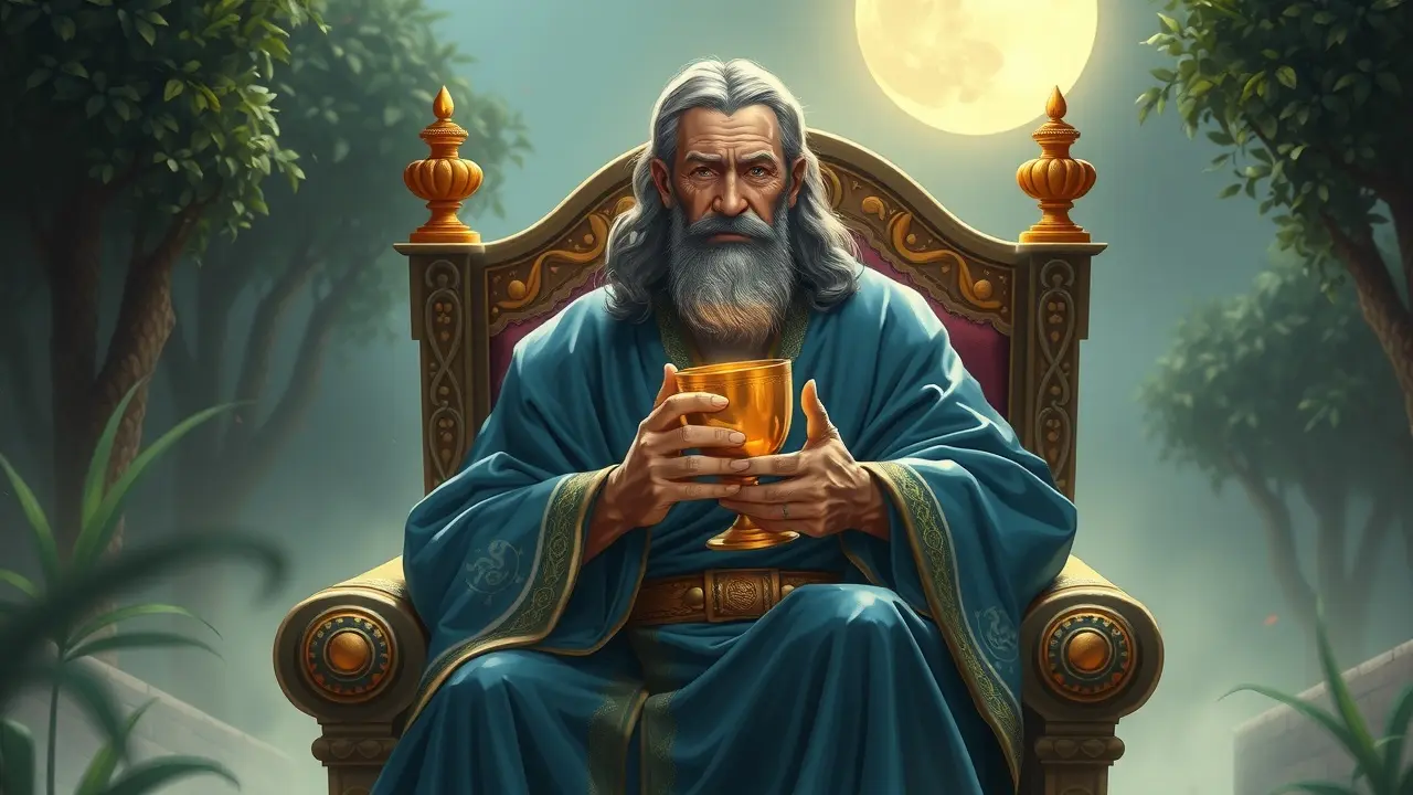 Rei de Copas em sonho simboliza intuição e compaixão