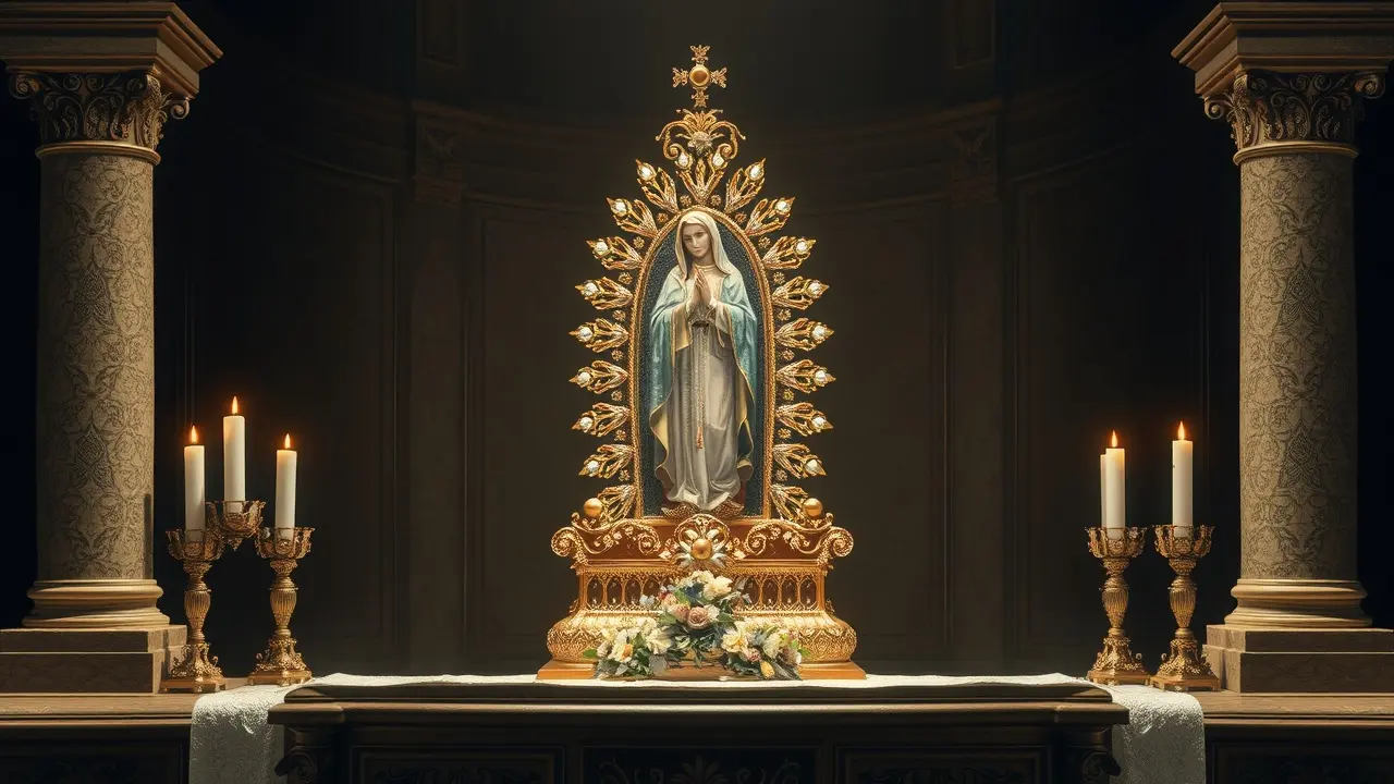 Sonhar com Relicário: Descubra o Significado e as Mensagens Ocultas Relicário dourado ricamente decorado