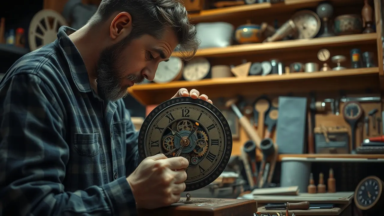 Significado de Sonhar com Reparação: Descubra os Segredos! Reparando um relógio antigo