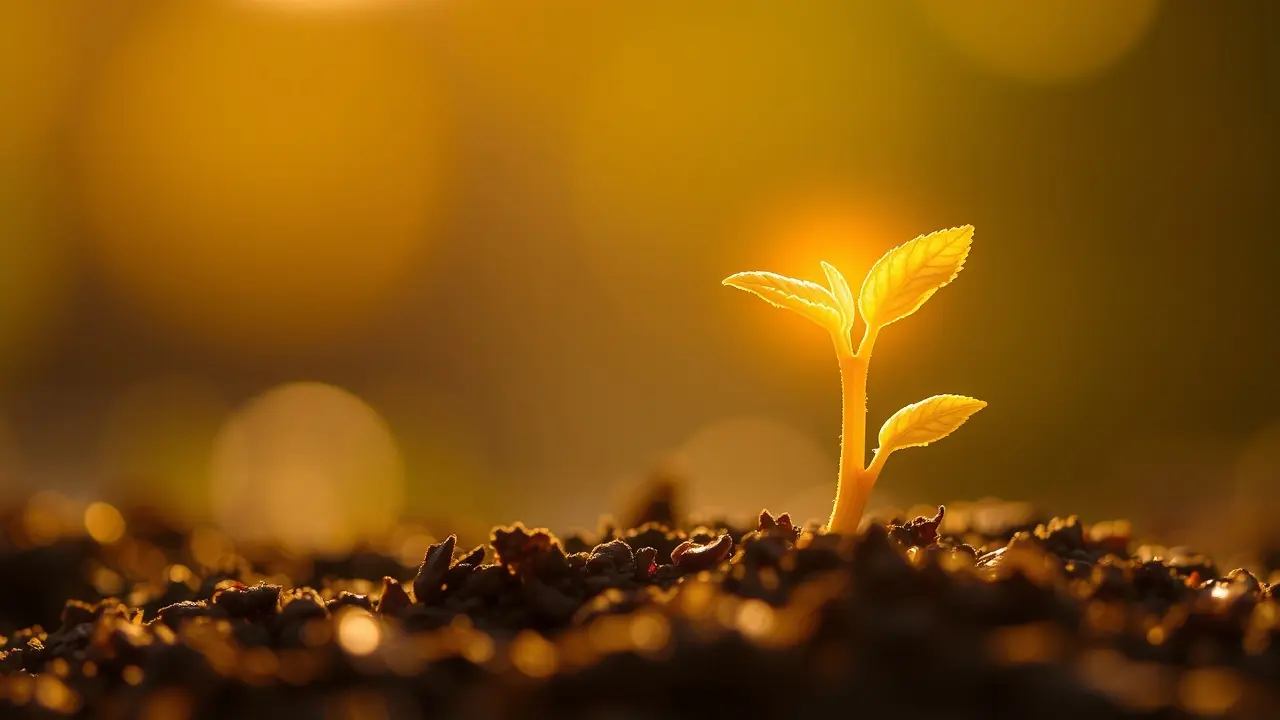 Sonhar com Reprodução: Desvende os Significados e Simbolismos Semente germinando representando novos começos