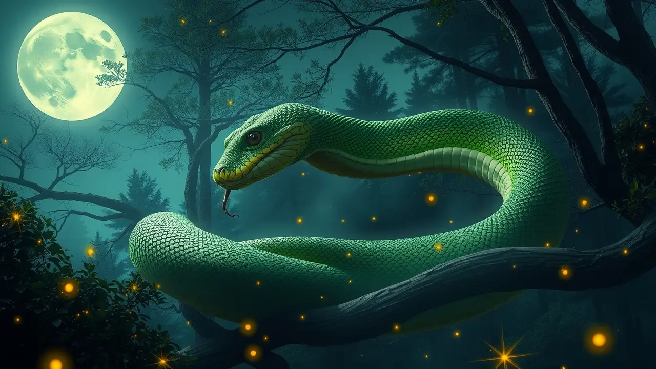 Cobra trocando de pele em sonho