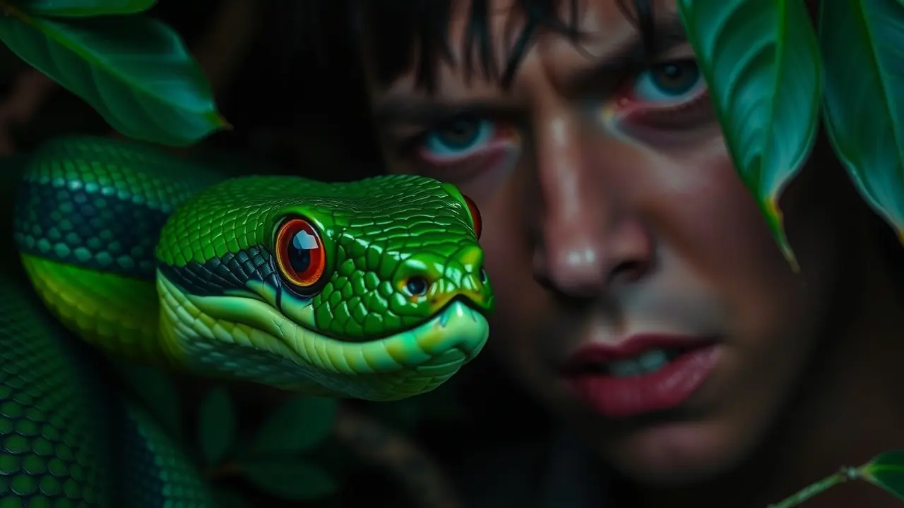 Sonho apavorante com uma cobra venenosa