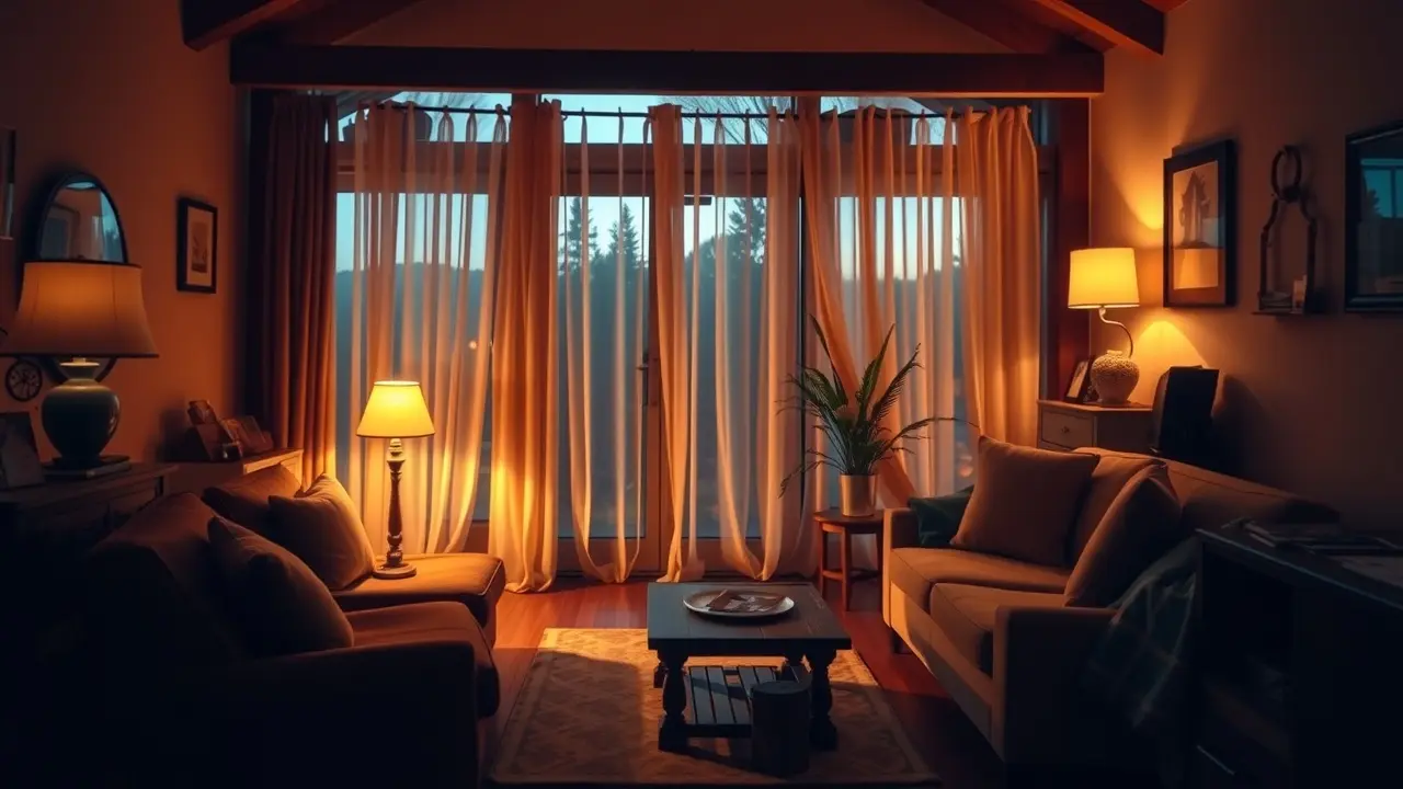 Sonhar com Residência: Descubra os Significados Ocultos Casa aconchegante com iluminação suave ao entardecer