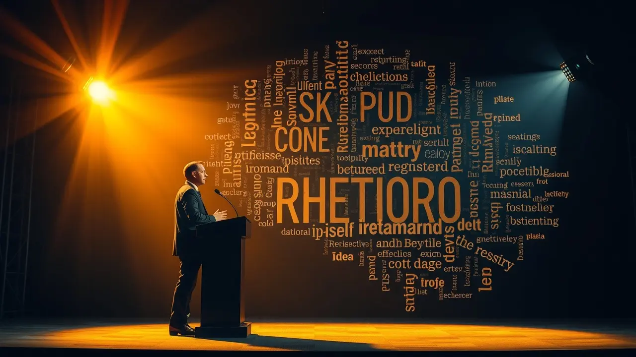 Sonhar com Retórica: Desvende os Significados Ocultos Representação visual da retórica em sonho