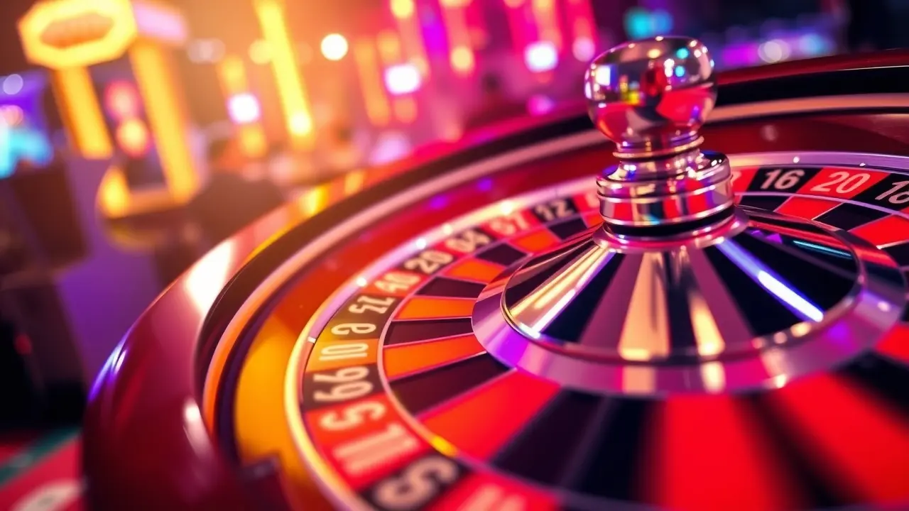 Roleta de cassino girando