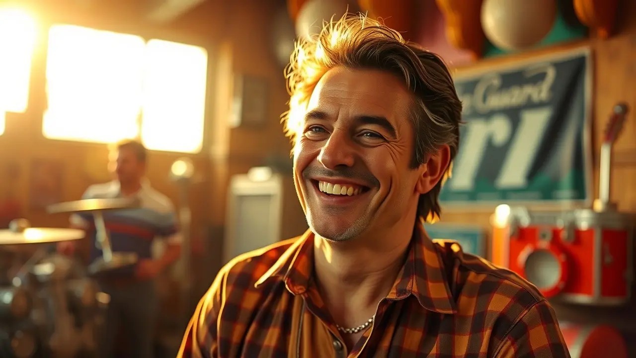 Ronnie Von sorrindo em um sonho