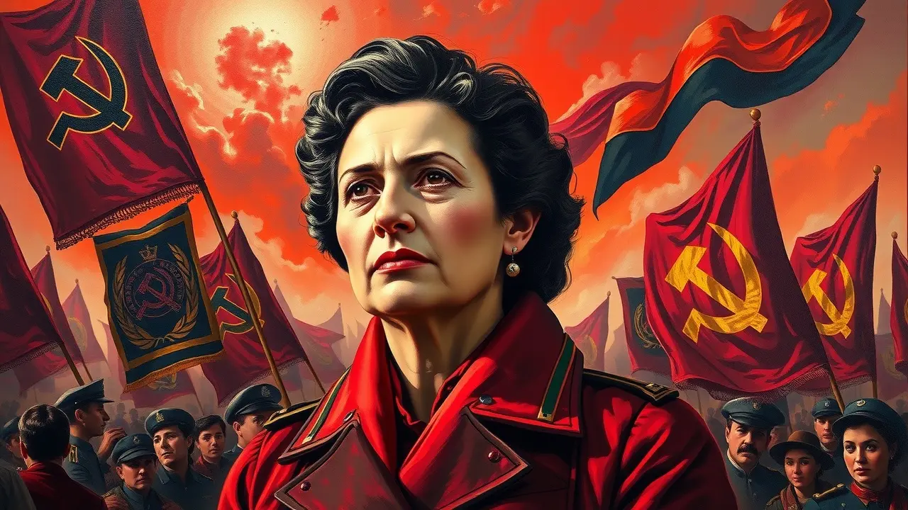 Sonhar com Rosa Luxemburgo: Desvendando o Significado e as Mensagens Subconscientes Rosa Luxemburgo em pintura representando idealismo e luta.
