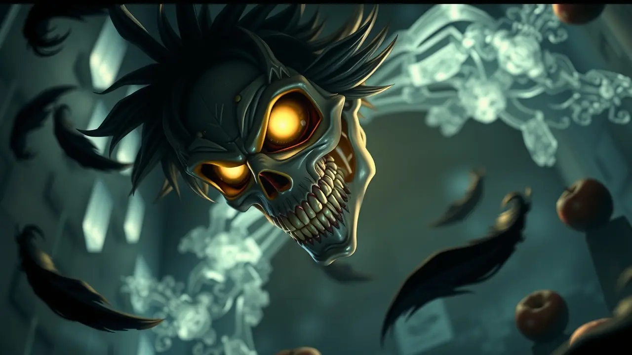 Ryuk assustador em sonho