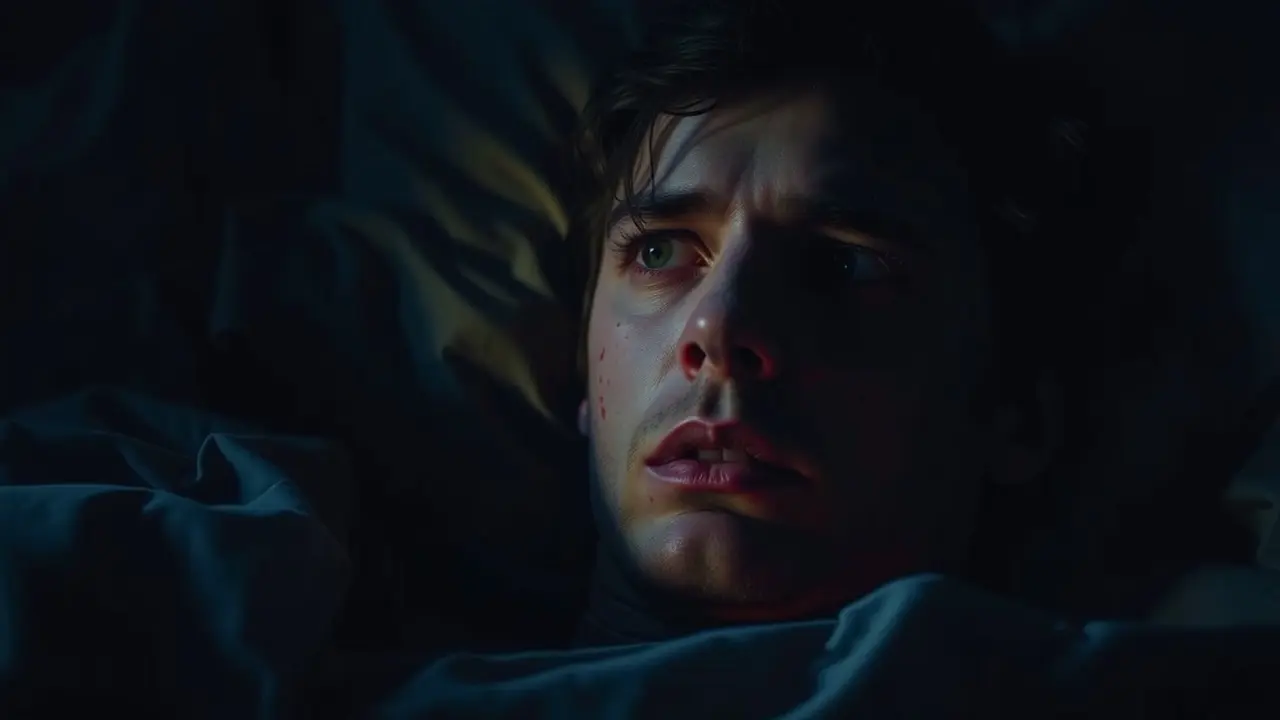 Sonhar com Sangue: Descubra os Significados e Interpretações! Pessoa assustada após sonhar com sangue