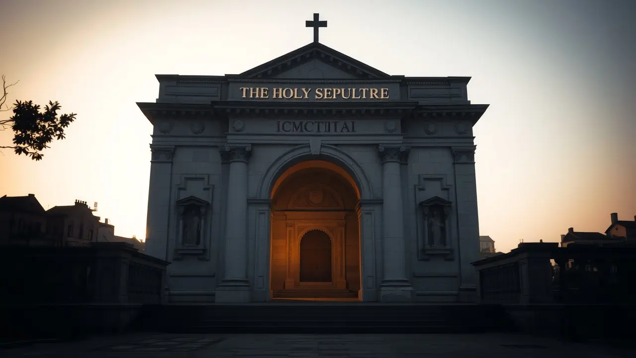 Santo Sepulcro ao amanhecer