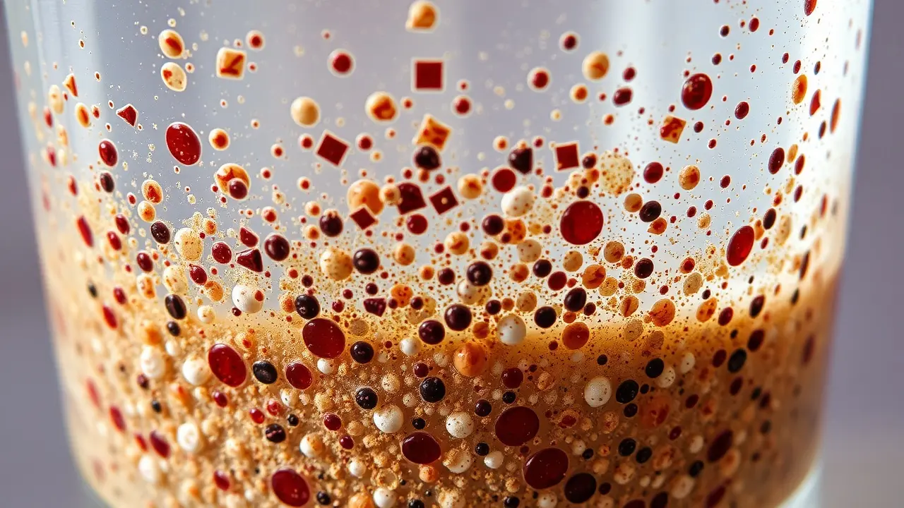 Sonhar com Sedimento: Descubra o Significado Oculto Sedimento no fundo de um copo d'água