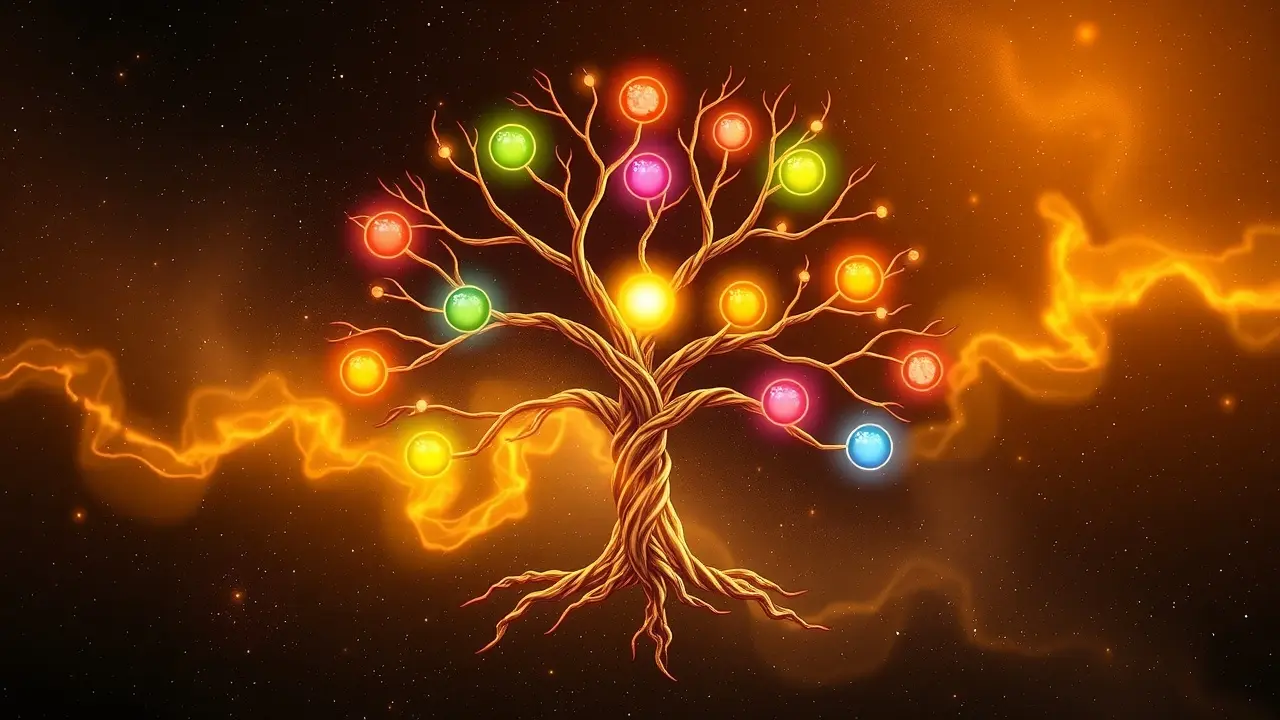 Árvore da Vida Cabalística em sonho.