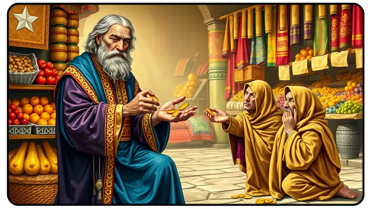 Representação visual da carta Seis de Ouros