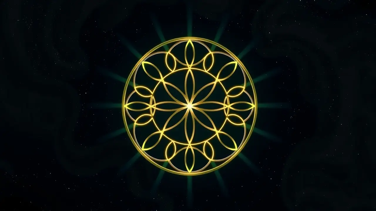 Sonhar com Semente da Vida: Desvende os Significados e Simbolismos Semente da Vida brilhante no cosmos