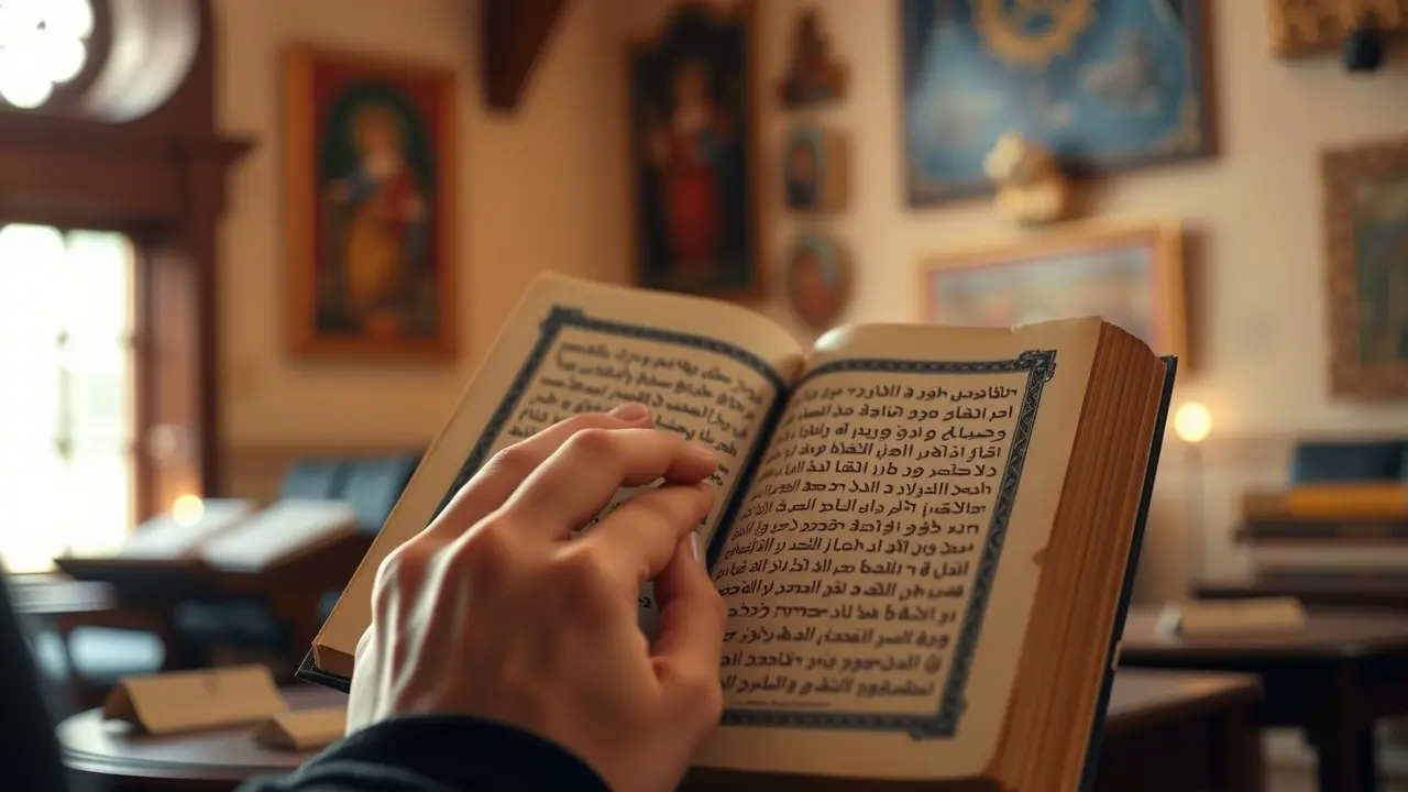 Sonhar com Sidur: Descubra o Significado e as Mensagens Ocultas Pessoa segurando um Sidur antigo com caligrafia hebraica.