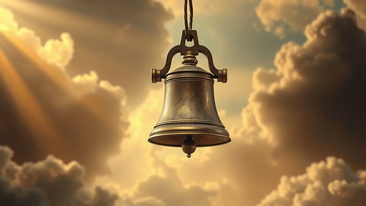 Sino antigo flutuando em um sonho.