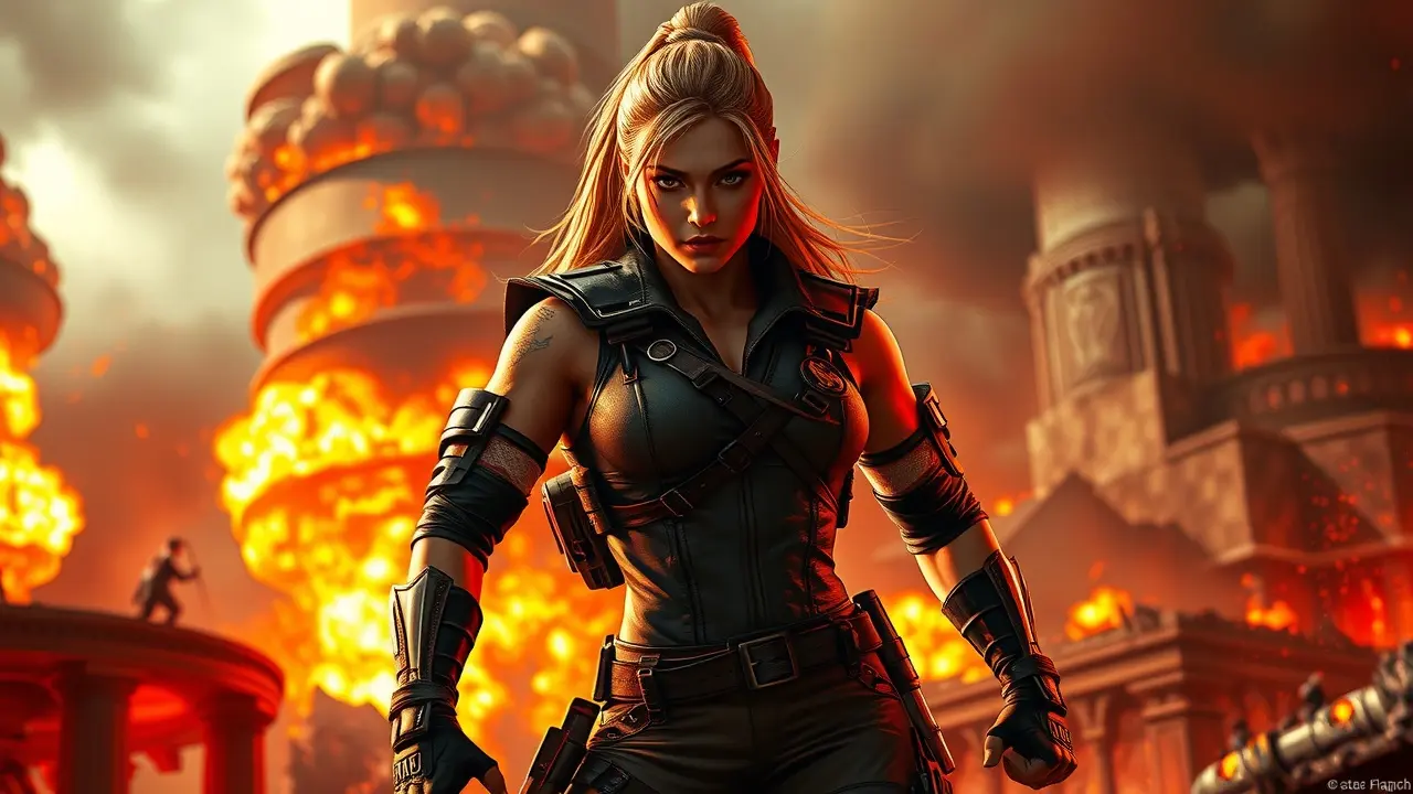 Sonhar com Sonya Blade: Desvende os Significados Ocultos Sonya Blade em pose de batalha