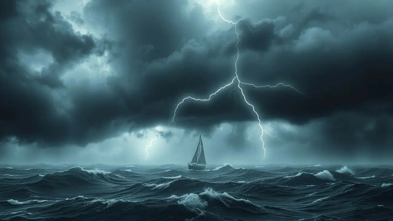 Significado de Sonhar com Squall: Desvende os Mistérios do Seu Inconsciente Tempestade marítima em sonho